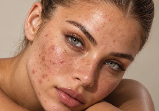 Acne scar treatment skin assessment at Amara