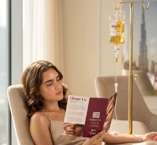 IV drip treatment at Amara Aesthetic Studio