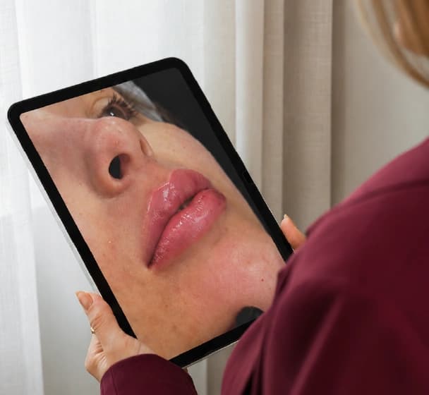 Lip fillers consultation at Amara