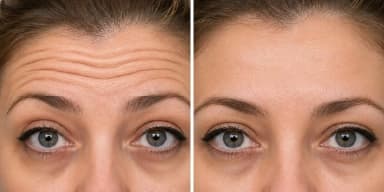 Forehead lines RRS skin boosters in Dubai